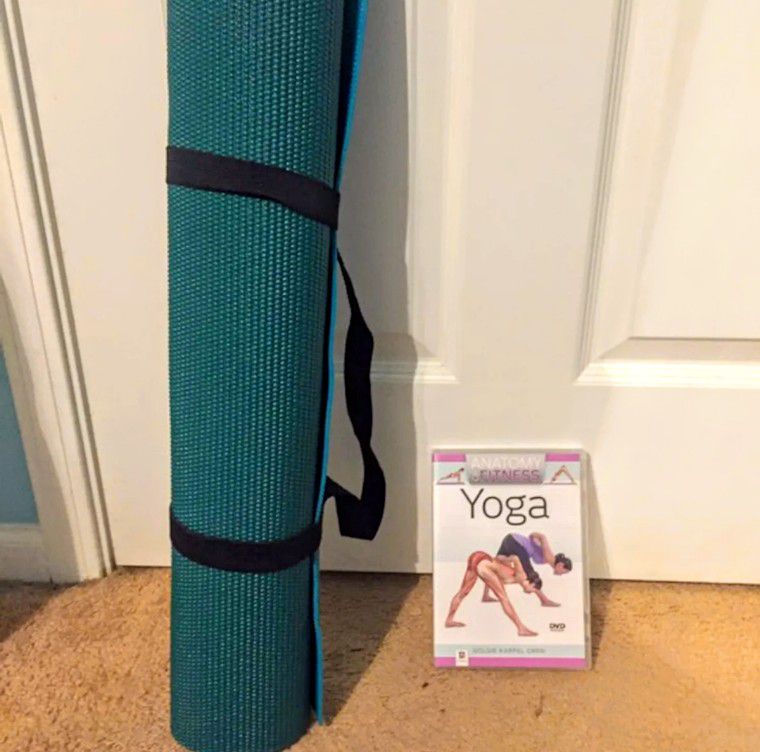 Yoga mat and DVD