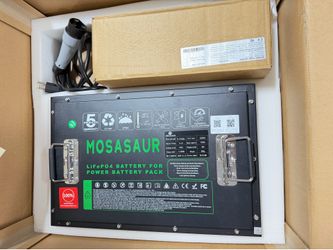 Mosasaur 51.2V 105Ah LiFePO4 Golf Cart Battery Pack