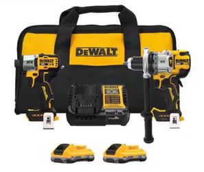 Dewalt 20V MAX Lithium-Ion, 2 Tool Combo Kit, 2 x 4.0Ah Batteries