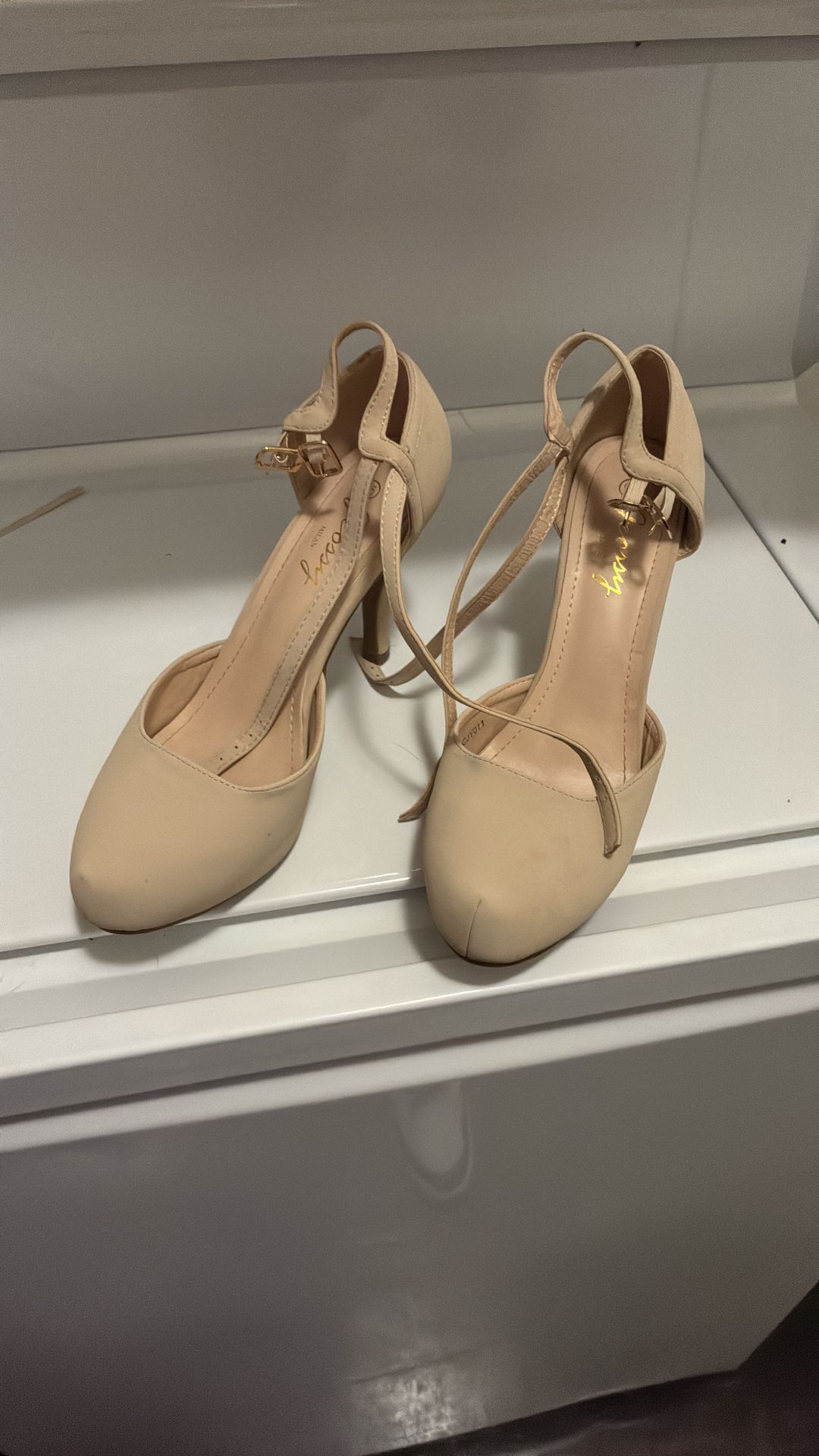Suede heels