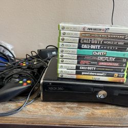 XBOX 360 Gaming Console And Games