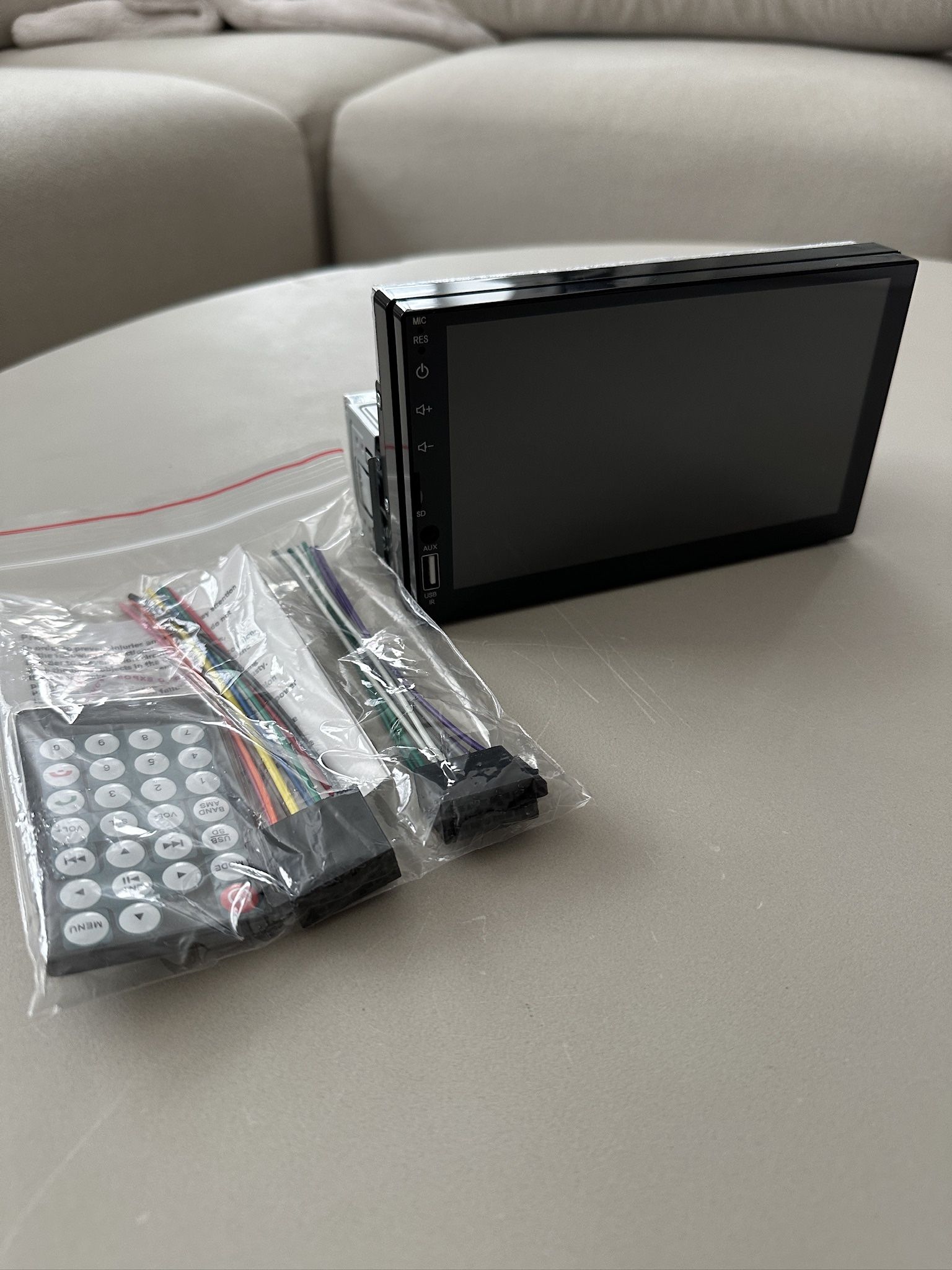 Car Radio 1 Din Carplay 7” Bluetooth Universal Touch Screen