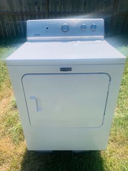 Maytag White Front-Load Dryer