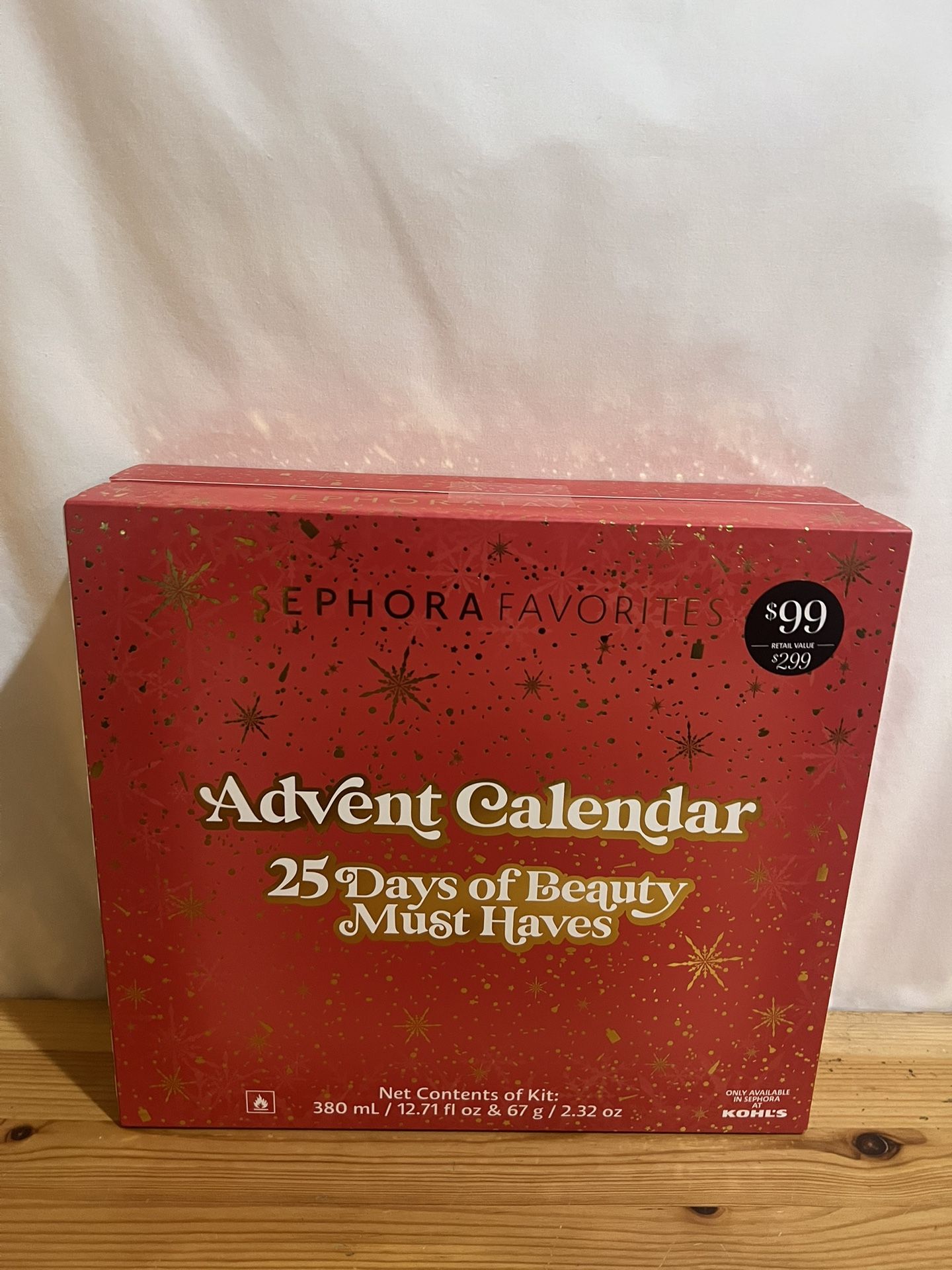 Sephora Favorites Advent Calendar 25 Days of Beauty Holiday Limited Edition 2025 Brand New $180 Meet Up In Irving @dfwgoods 