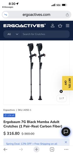 Comfortable crutches