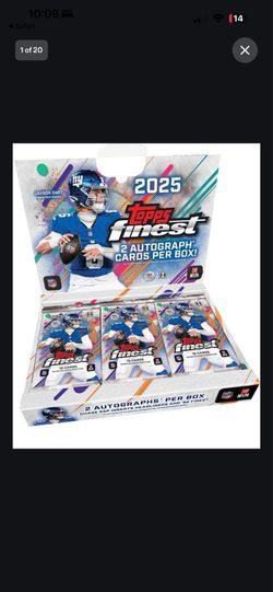 Topps finest football hobby boxes - 4