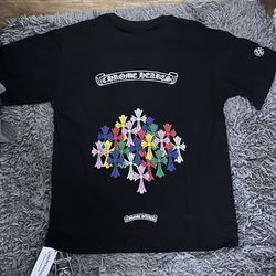 Chrome Hearts Multi-Color Cross Cemetery Pocket T-Shirt 