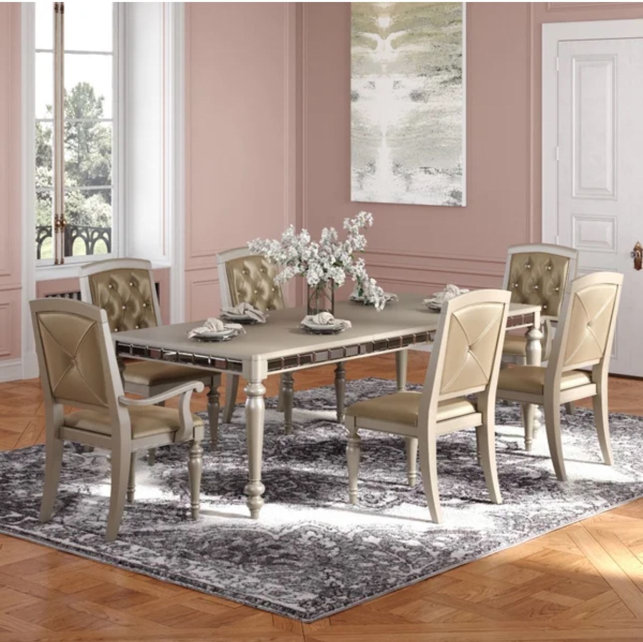 Aristia 8 - Piece Extendable Dinning Set