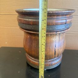 Vintage Italia wooden wine bucket