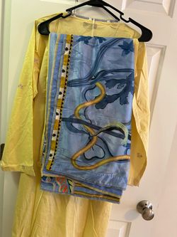 Pure cotton Embroidered three piece