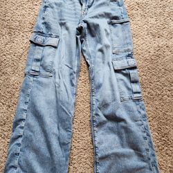 Womens american eagle stretch flared jeans
