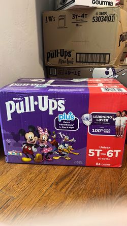 Huggies Pull-Ups Plus 5T-6T 84 Count