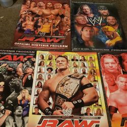 WWE Official Event Programs $10 Each