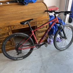 Giant Is The Brand On This Mountain Bike