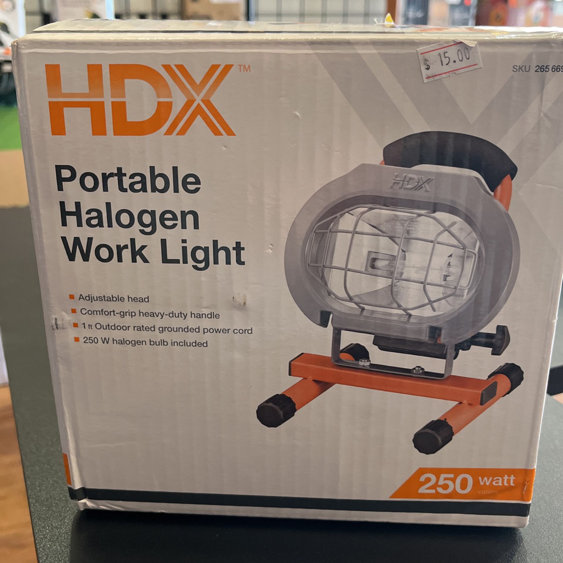 Portable Halogen Work Light