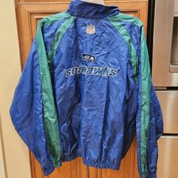 Vintage Seahawks Windbreaker Jacket Reebok