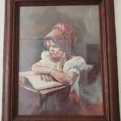 Vintage Country School Girl  By Sandra Kuck 