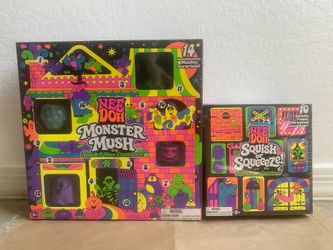 Needoh Monster Mush Squish O Ween Countdown. Needoh Squish or Squeeeze Squish-O-Ween Countdown Calendar! Squishy Toys.
