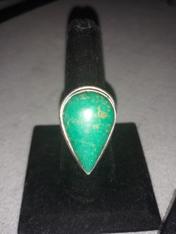 Beautiful Large Copper Turquoise ring