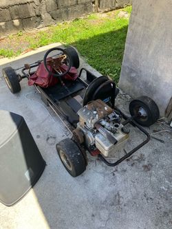 1 seater old school go kart