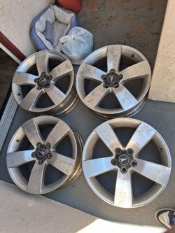 FACTORY ORIGINAL 19-INCH 5-SPOKE SILVER ALUMINUM RIM 08–09 PONTIAC G8.