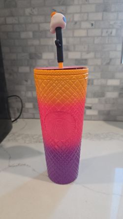 Starbucks tumbler Dia De los Muertos