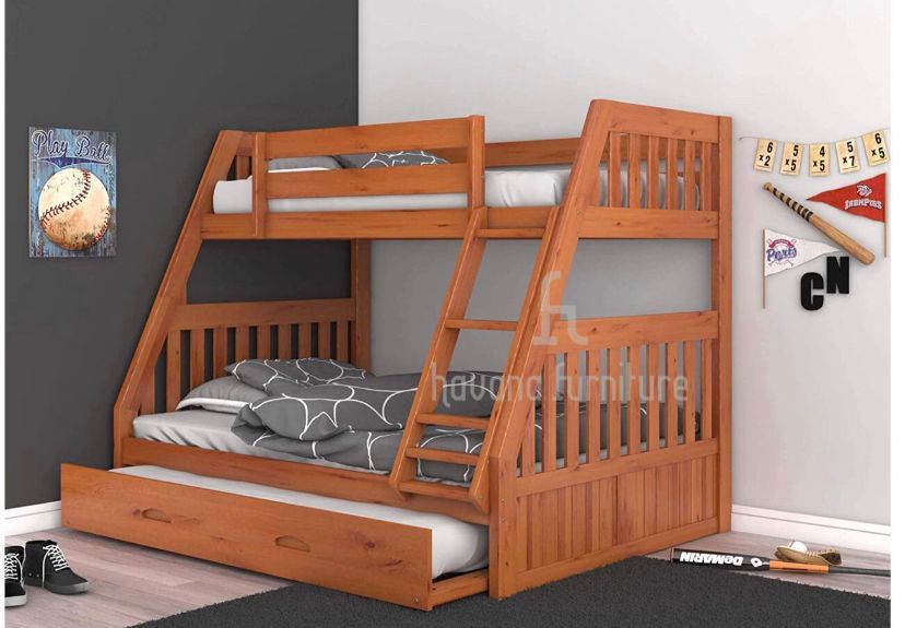 Bunk Bed With Trundle And Mattresses / Financing Available Furniture