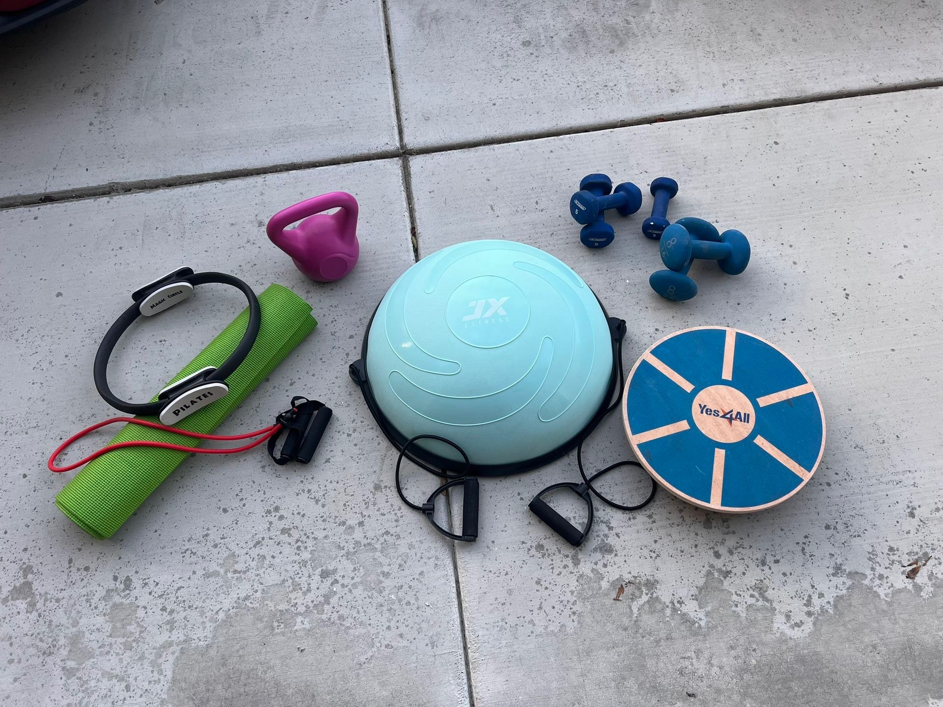 π Exercise Lovers! 9 Pc Work Out At Home Set!π