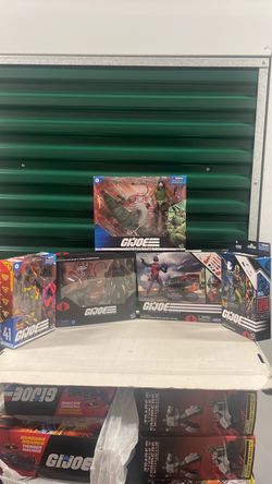 Gi joe/ classified/ croc master/ professor rottclaw/ scrap iron/ copperhead/ BAT/ python patrol/ Hasbro
