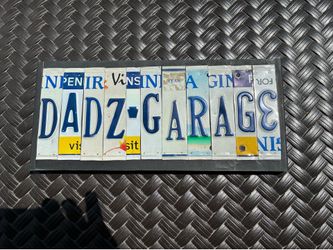 License Plate Sign