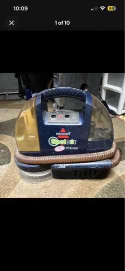 BISSELL SpotBot Pet Portable Spot Cleaner Compact Corded Blue w/ Hose