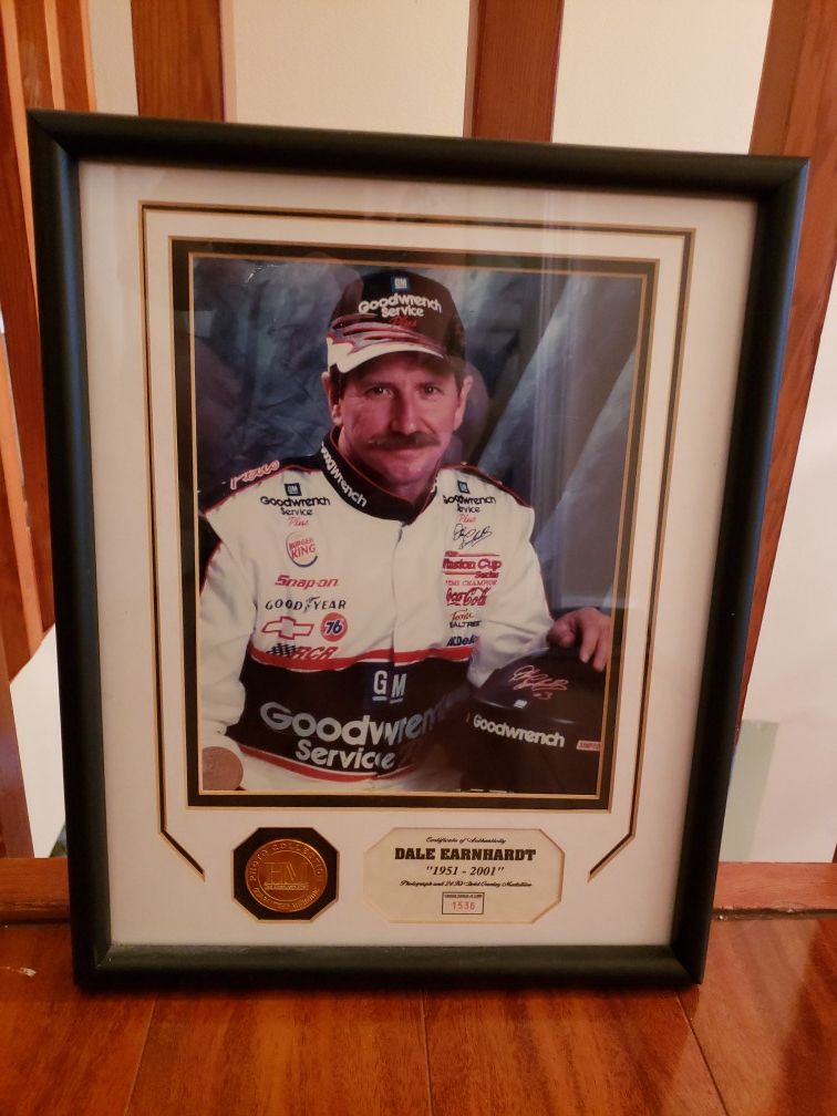 Dale Earnhardt Framed Collectible