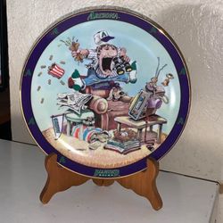 Arizona Diamondbacks ‘The Ultimate Fan’ limited edition plate with stand