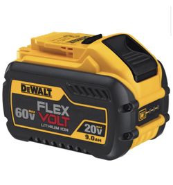 Dewalt FLEXVOLT Lithium-Ion 9.0 aH Battery. New!