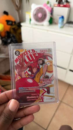 Monkey D. Luffy One Piece Round 1 US English Promo Card OP16-095 NM