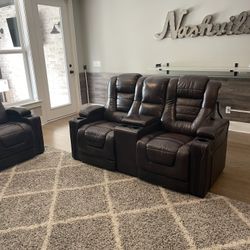 Set Of Power Reclining Movie theatre Seats