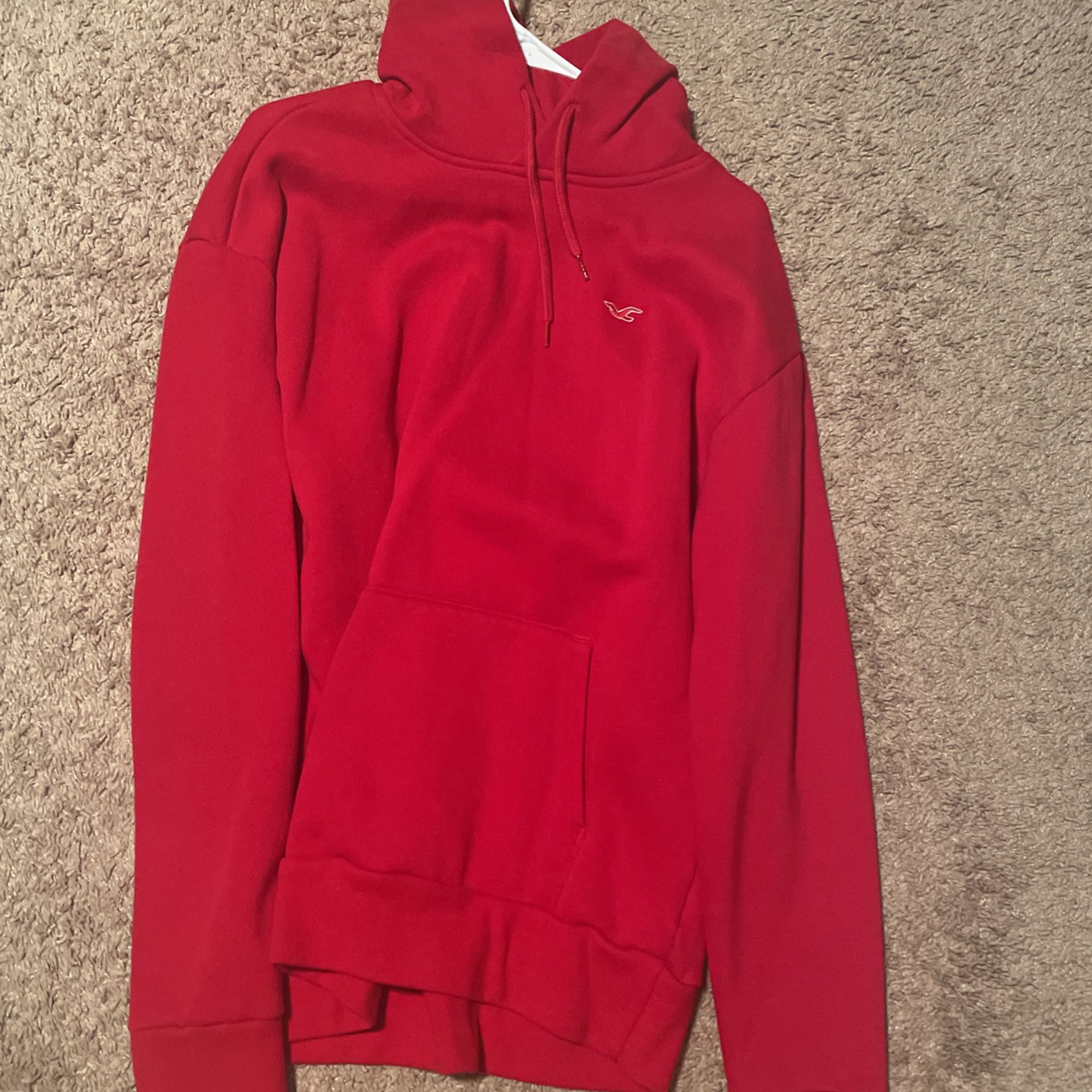 Red Hollister Hoodie Size L