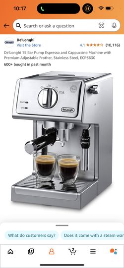 De’Longhi Espresso machine