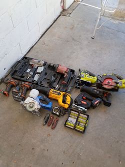 Construction tools everything for sale $120 everything. All works