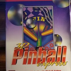 3D Pinball Express (PC, 1999) Game CD-ROM Windows 95 or Higher.