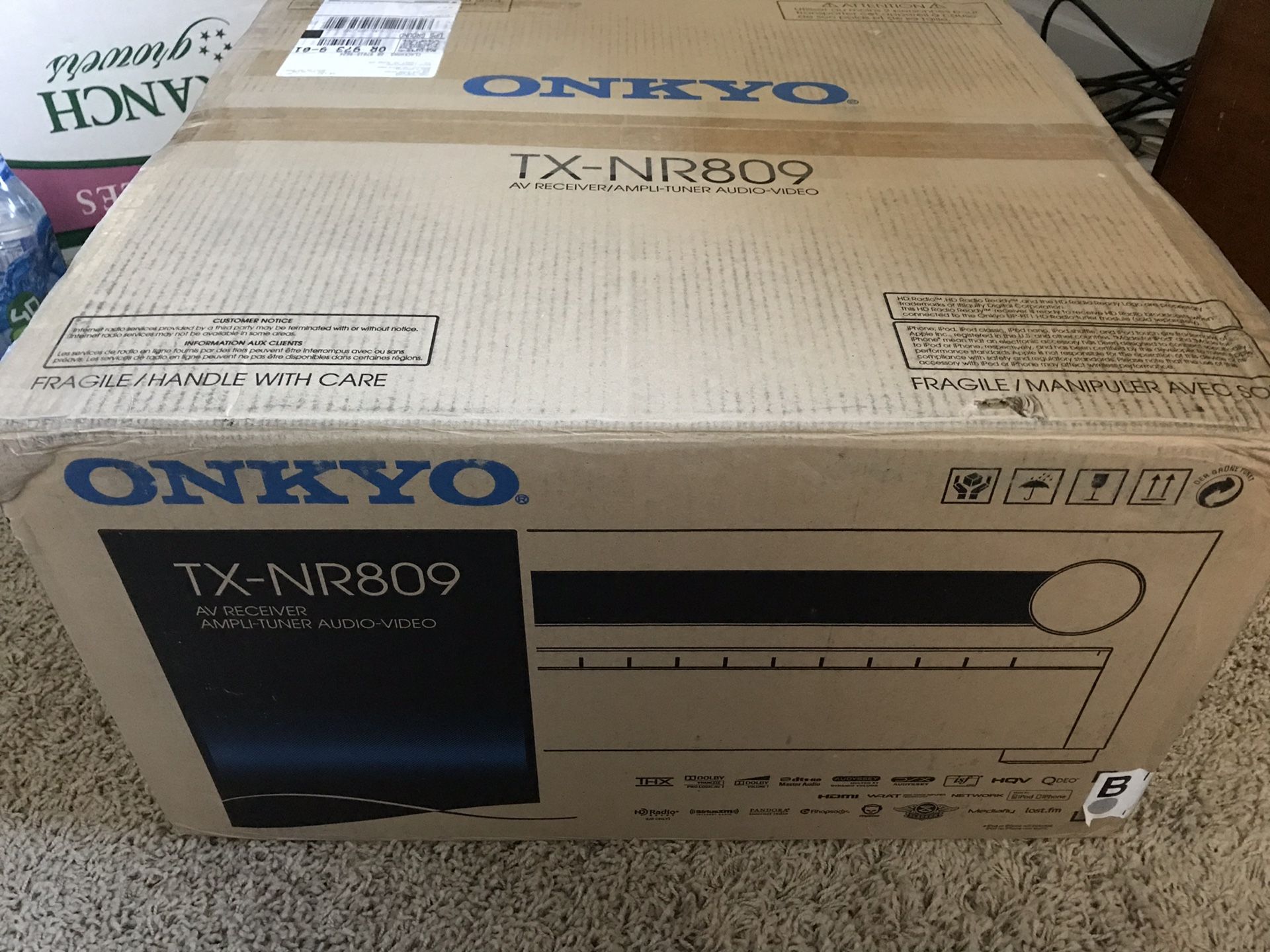 Receiver Onkyo tx rn809