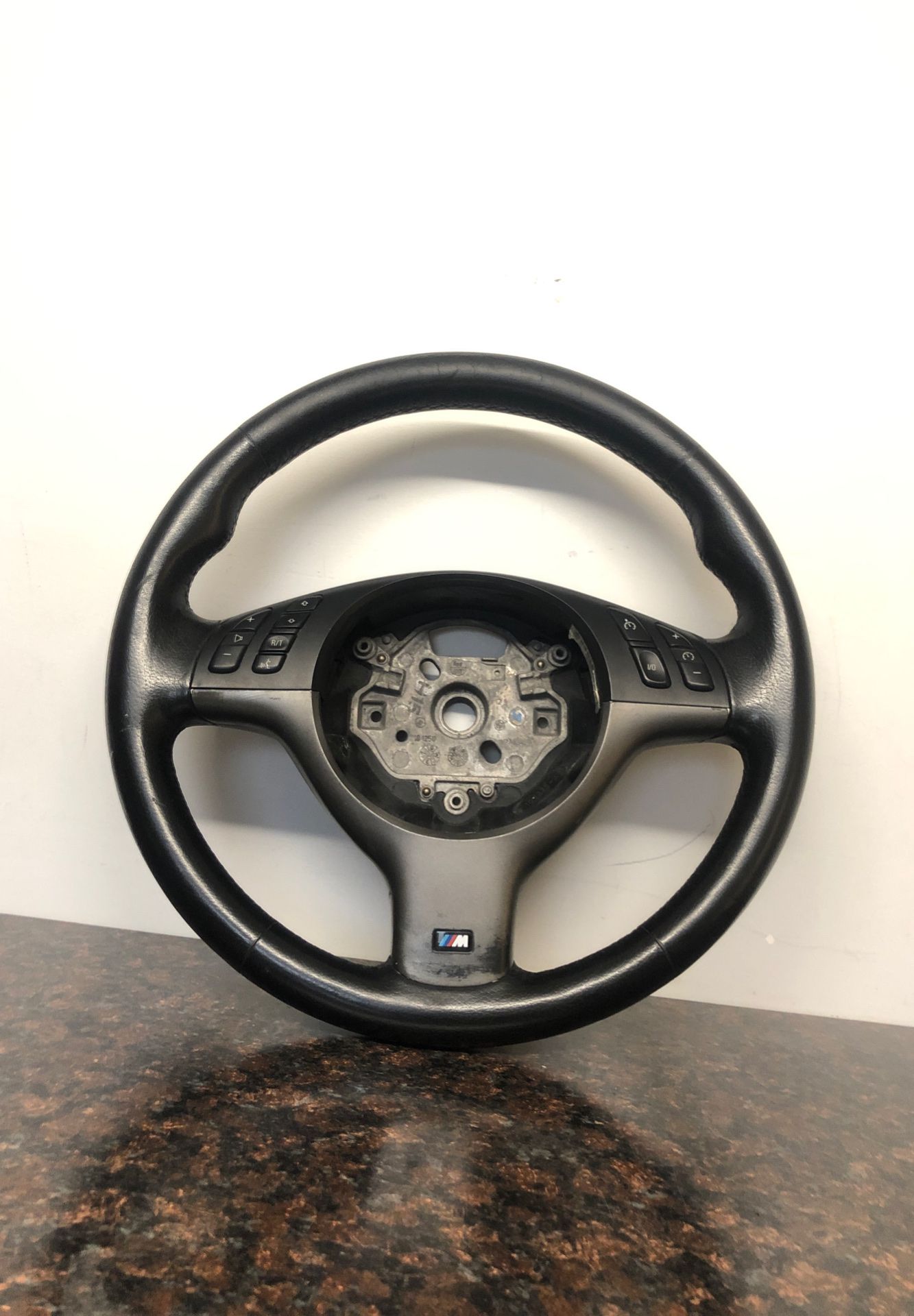 BMW E46 M3 Leather steering wheel with trim and buttons