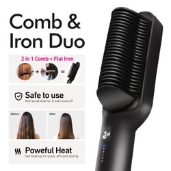 New Bglam straightening hair brush