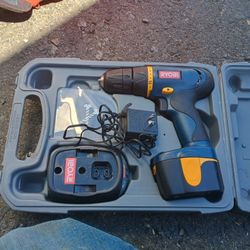 Ryobi Drill And Case