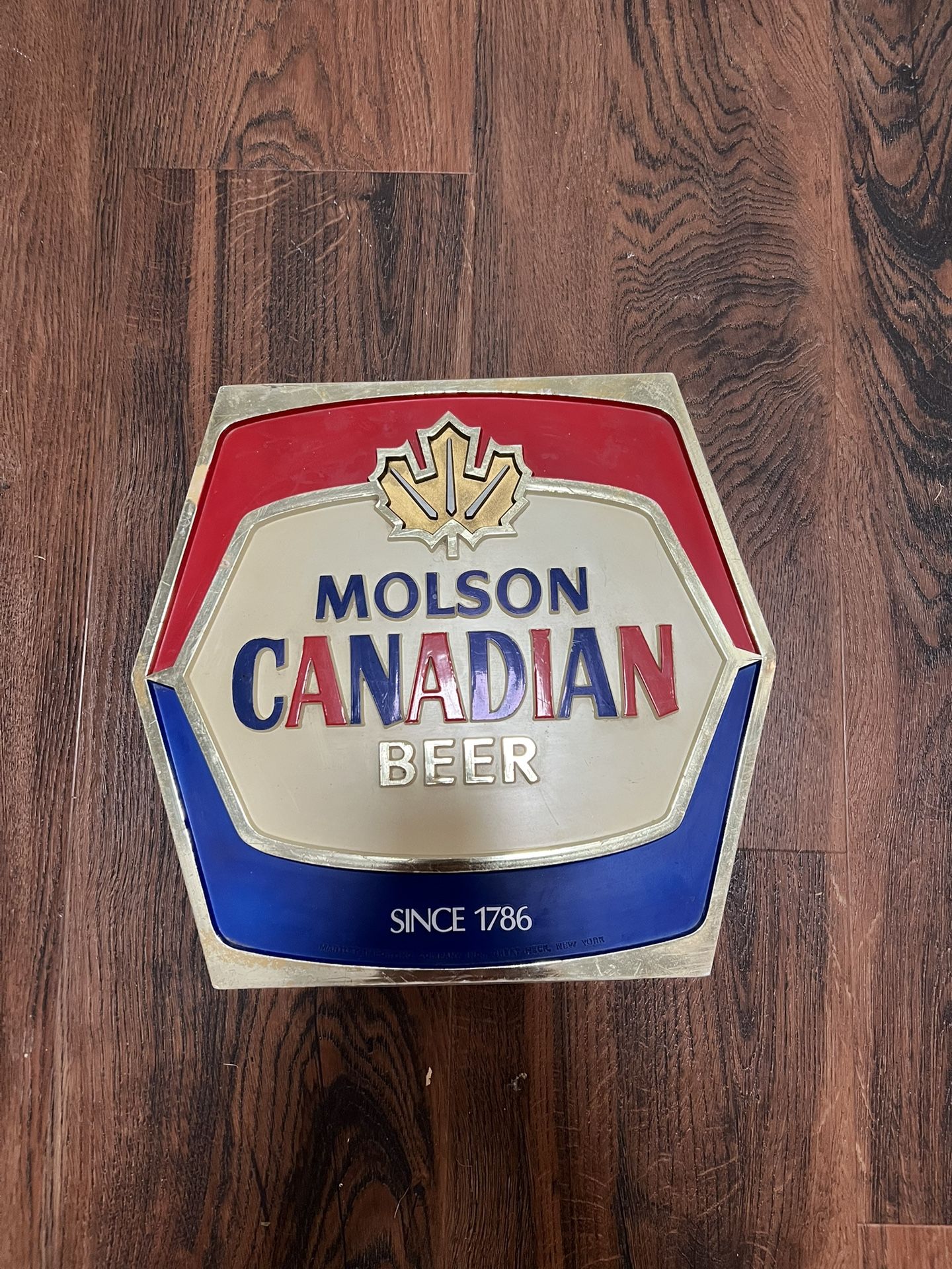 Molson Canadian Beer Sign