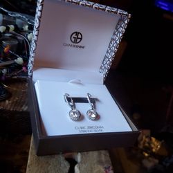 Giani Bernini Cubic Zirconia Sterling Silver Earrings