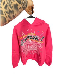 Pink Sp5der Hoodie