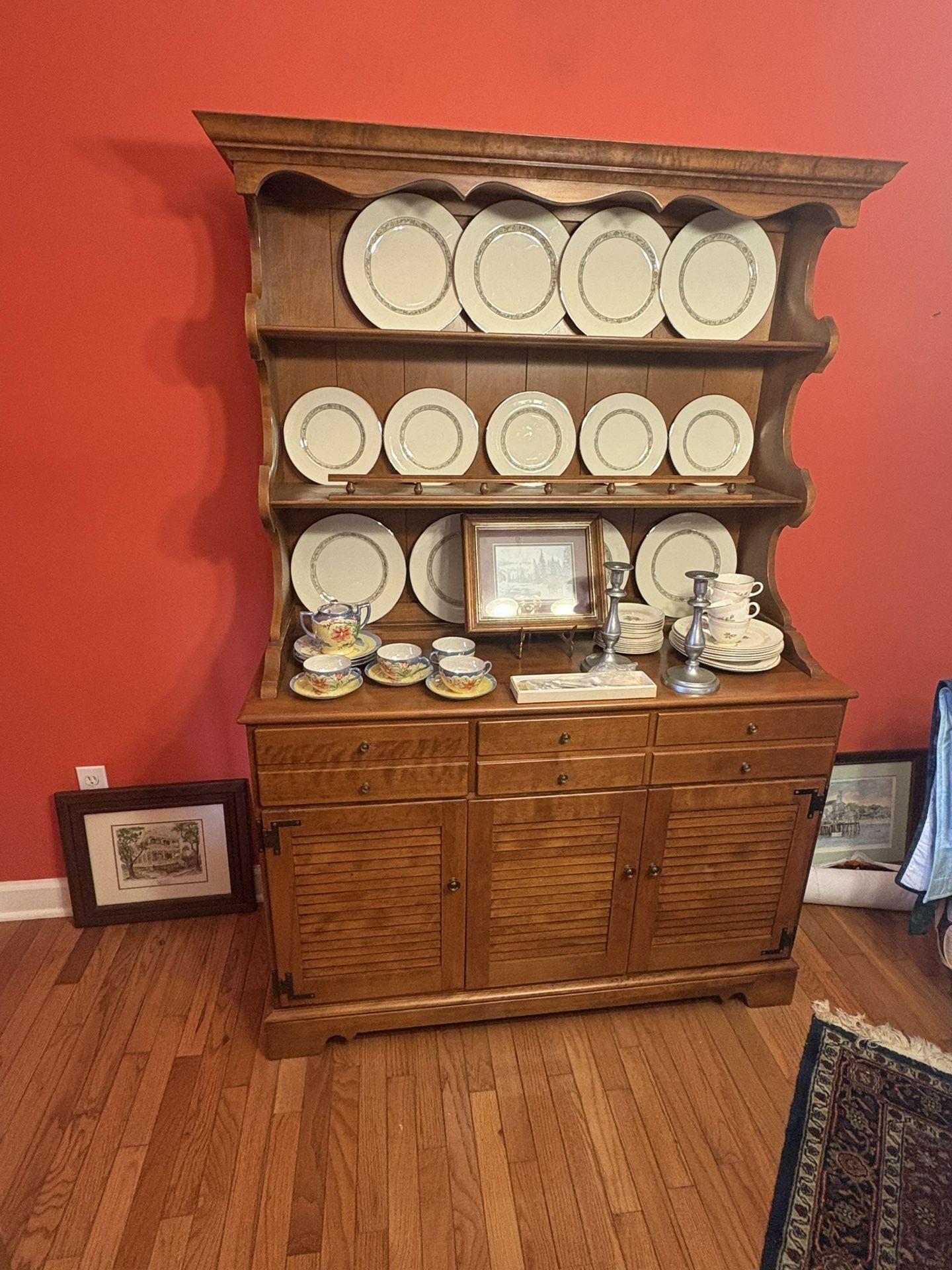 Vintage Ethan Allen Hutch