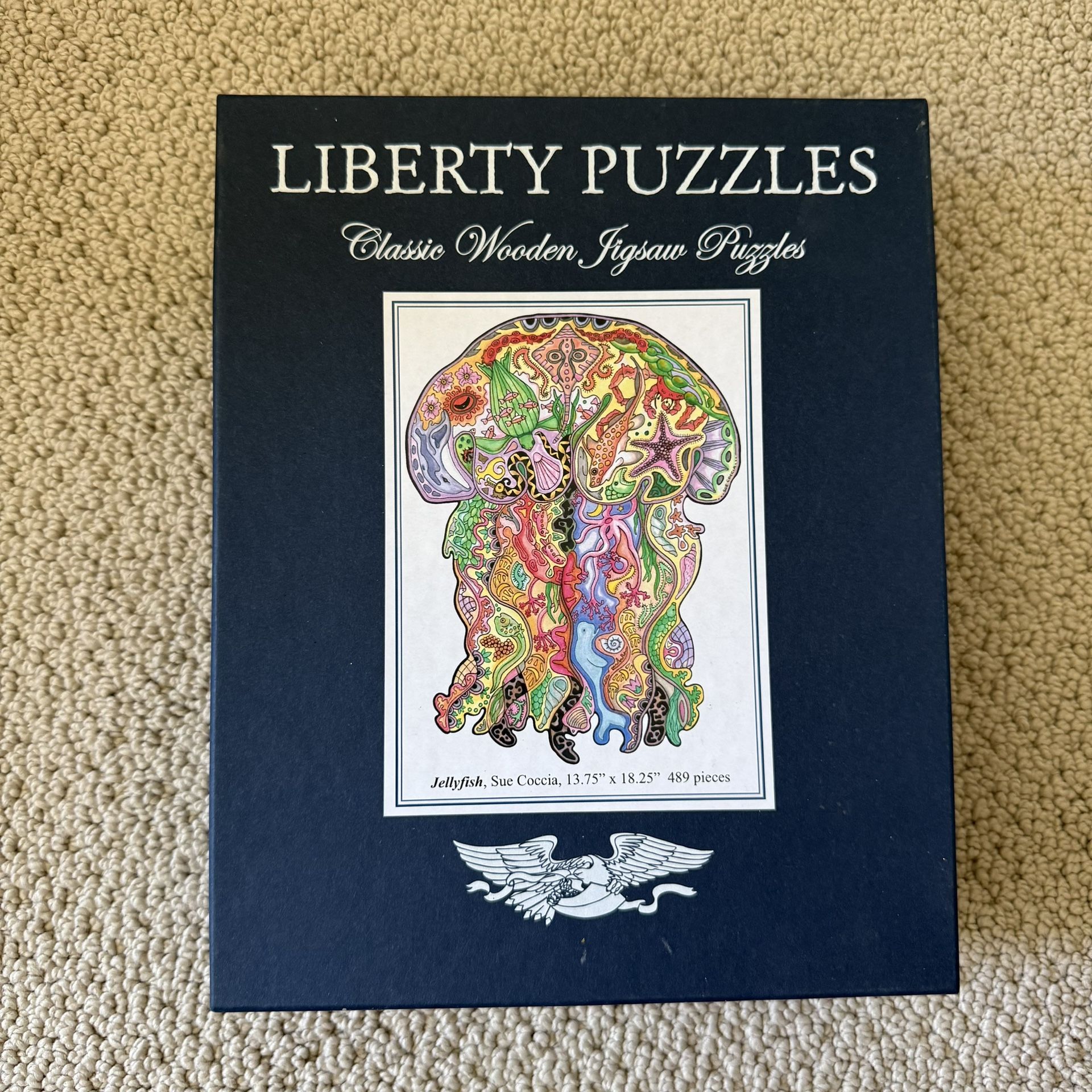 Liberty Wood Jigsaw Puzzle: Jellyfish