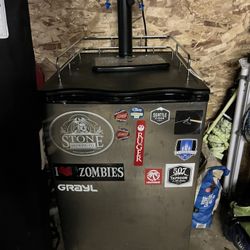 Home Brewing System With Keg Fridge